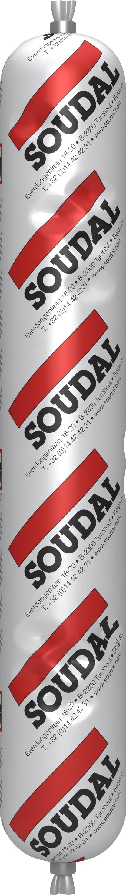 Soudal Silikon Silirub N (Bau) 600 ml Schlauchbeutel